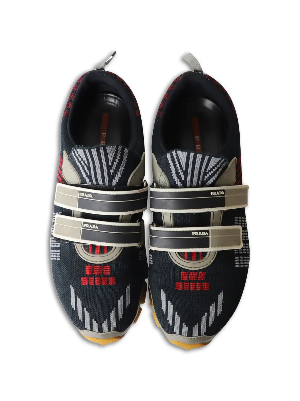 Cross Section Knit Sneakers