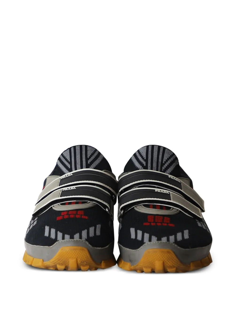 Cross Section Knit Sneakers