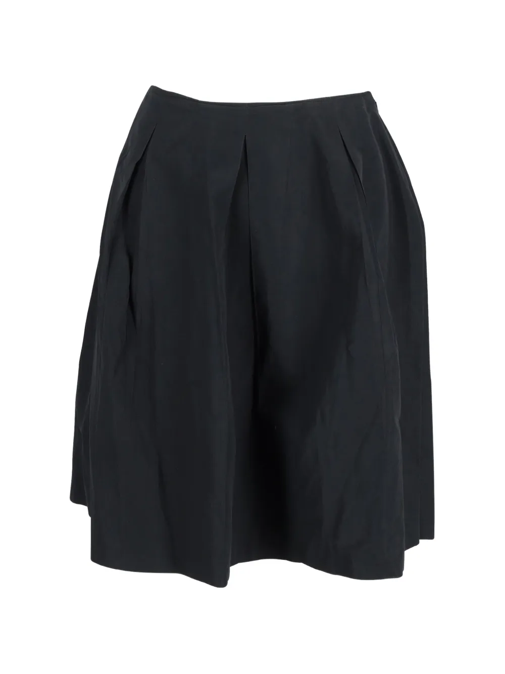 Miu Miu Pre-Owned A-line pleated skirt - Nero