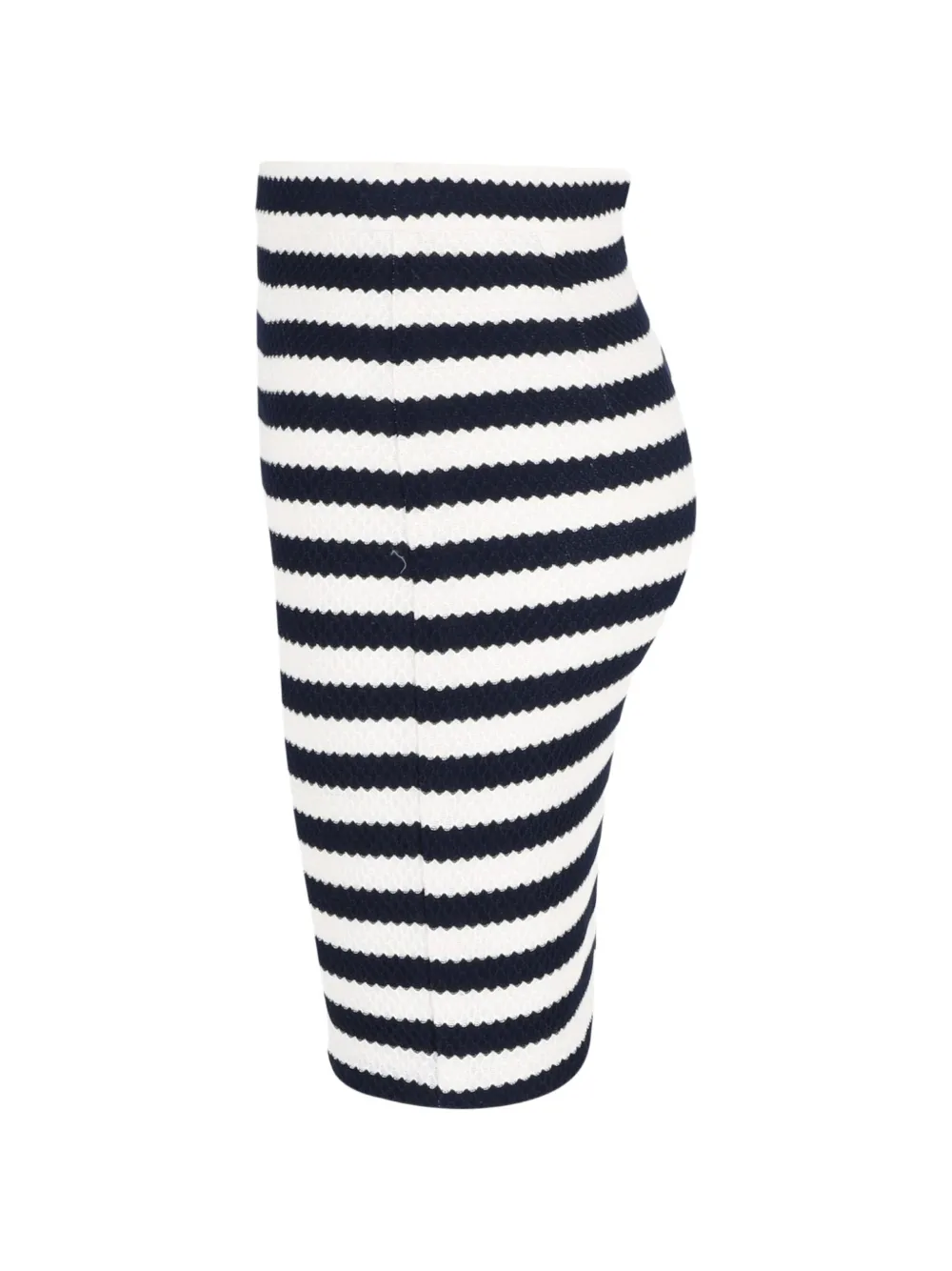 Diane Von Furstenberg Vintage striped pencil skirt - Bianco