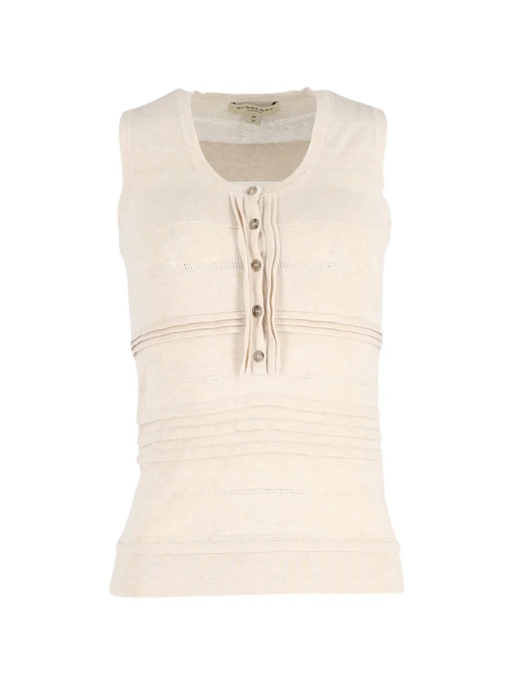 Burberry Pre-Owned pleated sleeveless top - Toni neutri