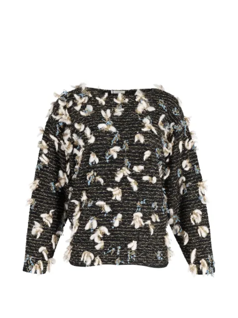 Chloé Vintage haut à effet métallisé