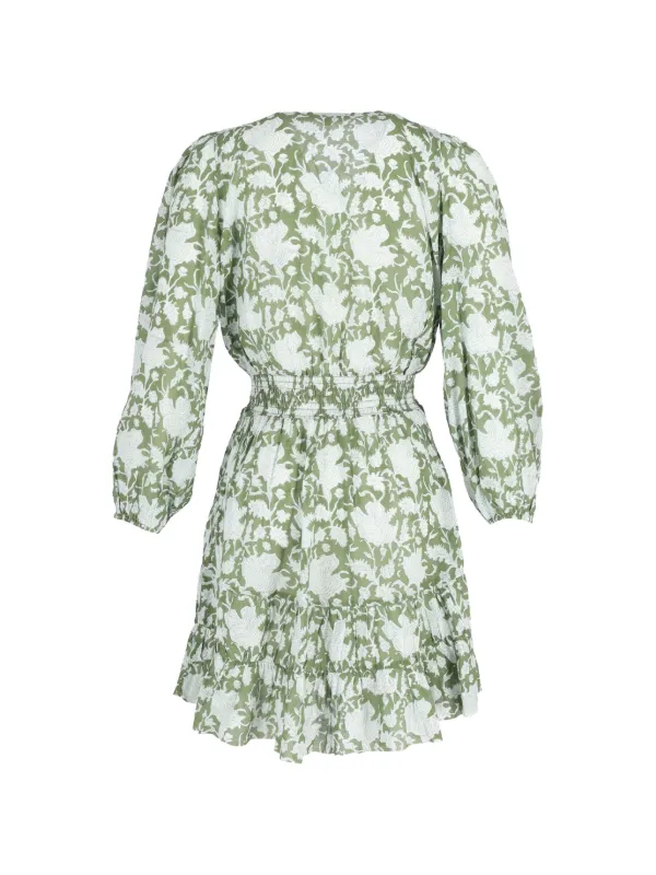maje floral mini dress Floral print short dress Pink For Women