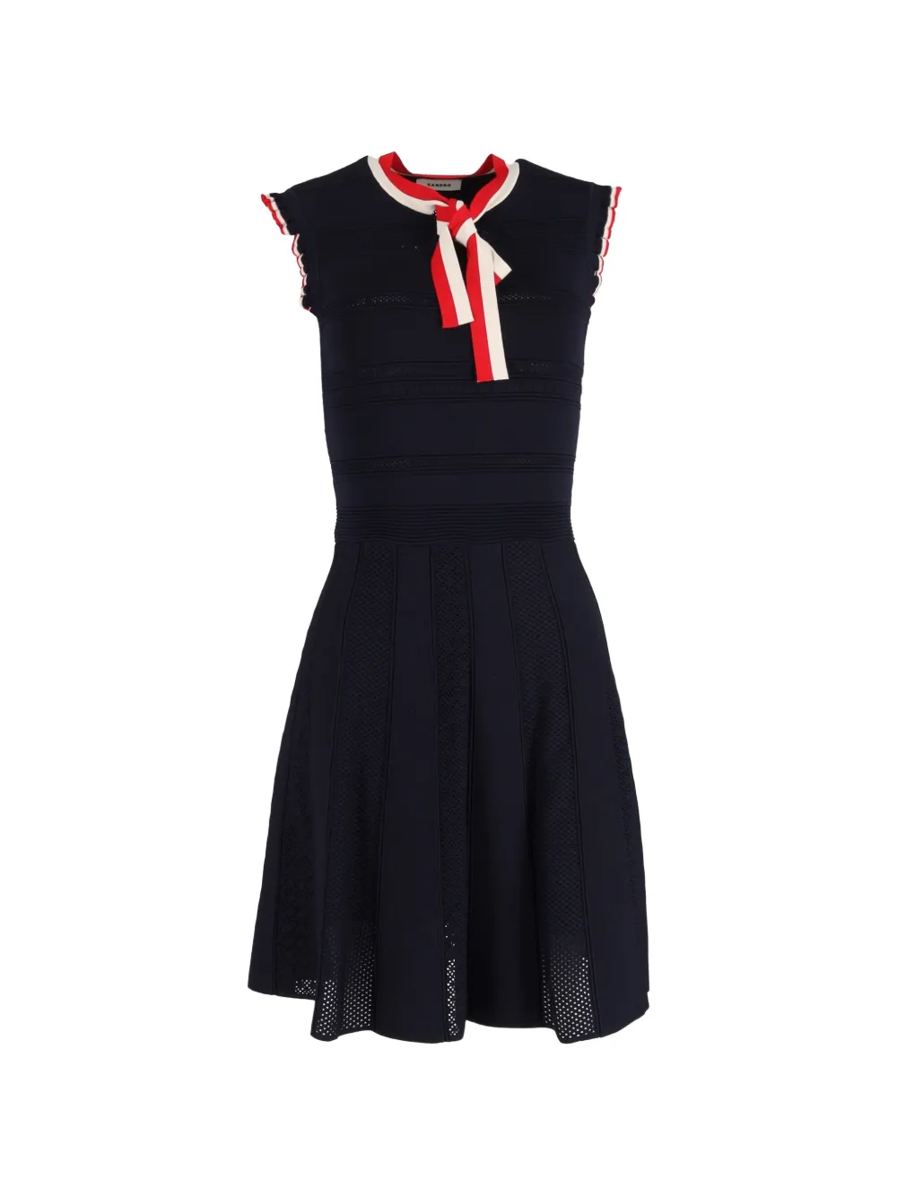 SANDRO ribbon sleeveless dress - Blu