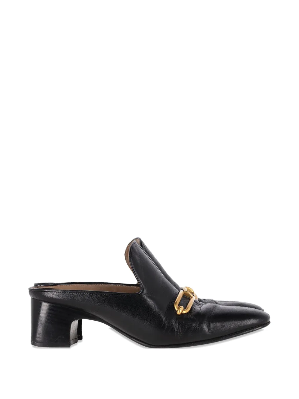 Hermès Pre-Owned Diane buckle-detail mules - Nero