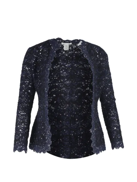 Oscar de la Renta Pre-Owned embroidered sequin jacket