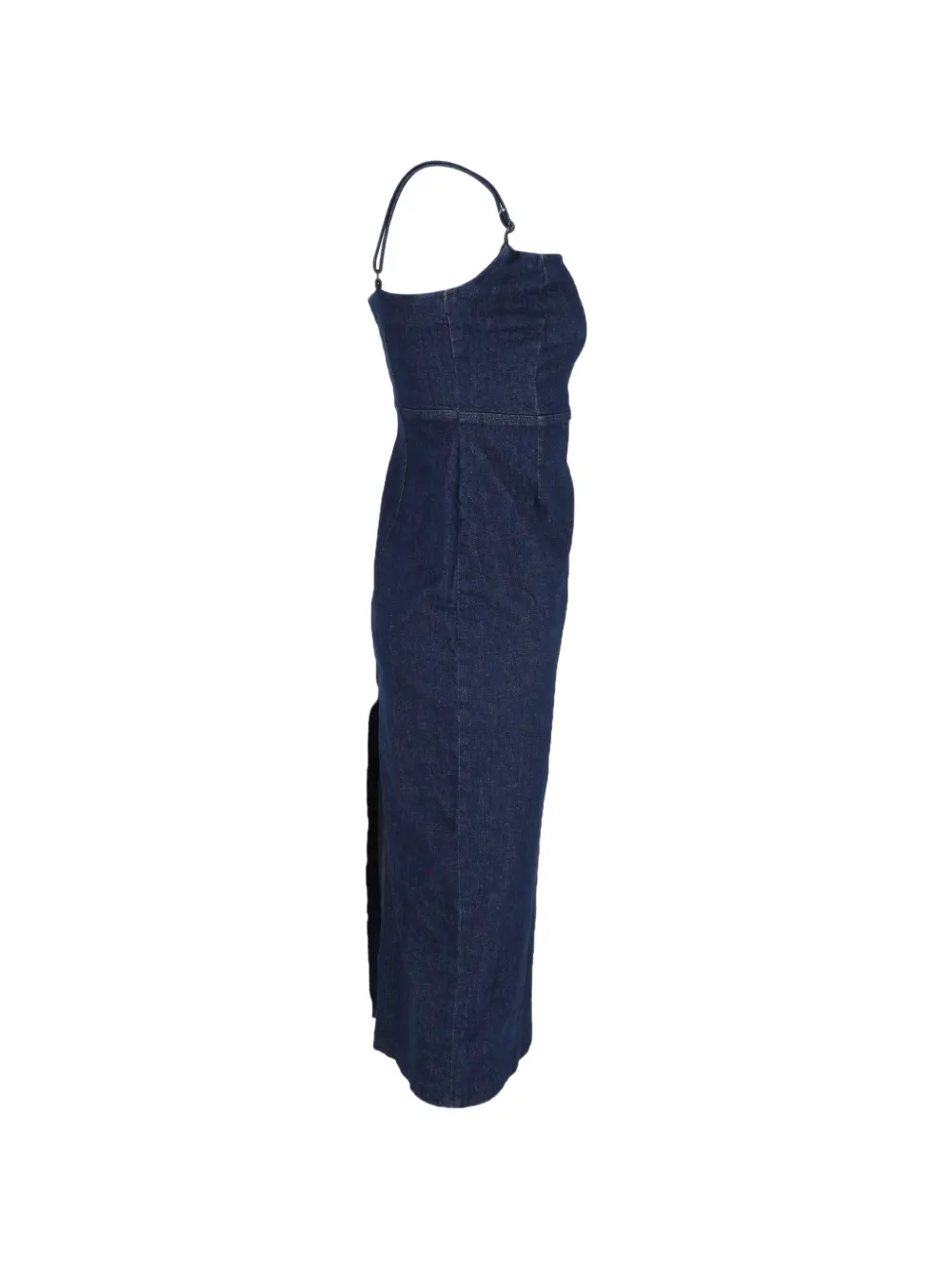 denim dress women free people Ronnie | Color:Green And White COUNT-6 Made in Vietnam J.O.A. Tribal Embroidered Denim