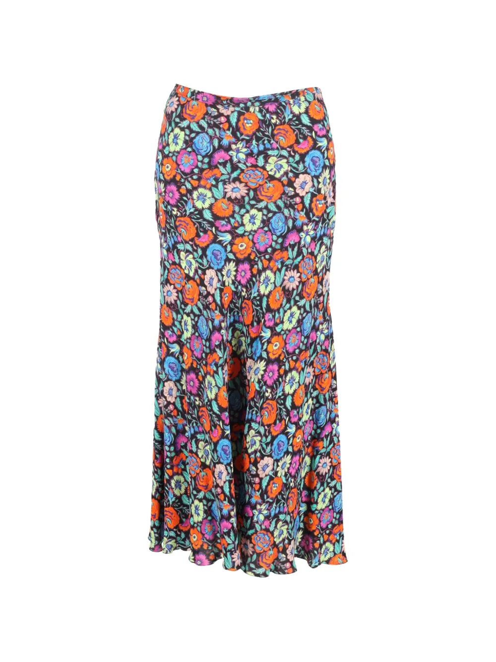 Etro Vintage floral-print midi skirt - Nero