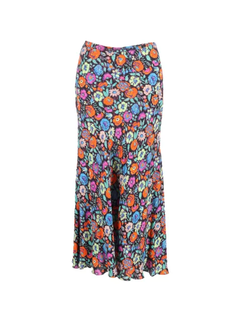 Etro Vintage floral-print midi skirt