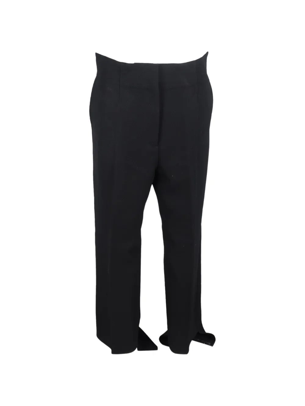 Celine Pre-Owned asymmetrical wool trousers - Nero