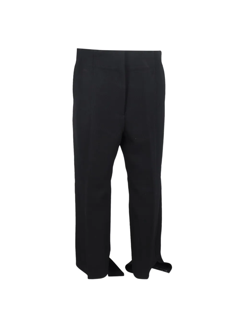 Celine Pre-Owned asymmetrical wool trousers - Nero