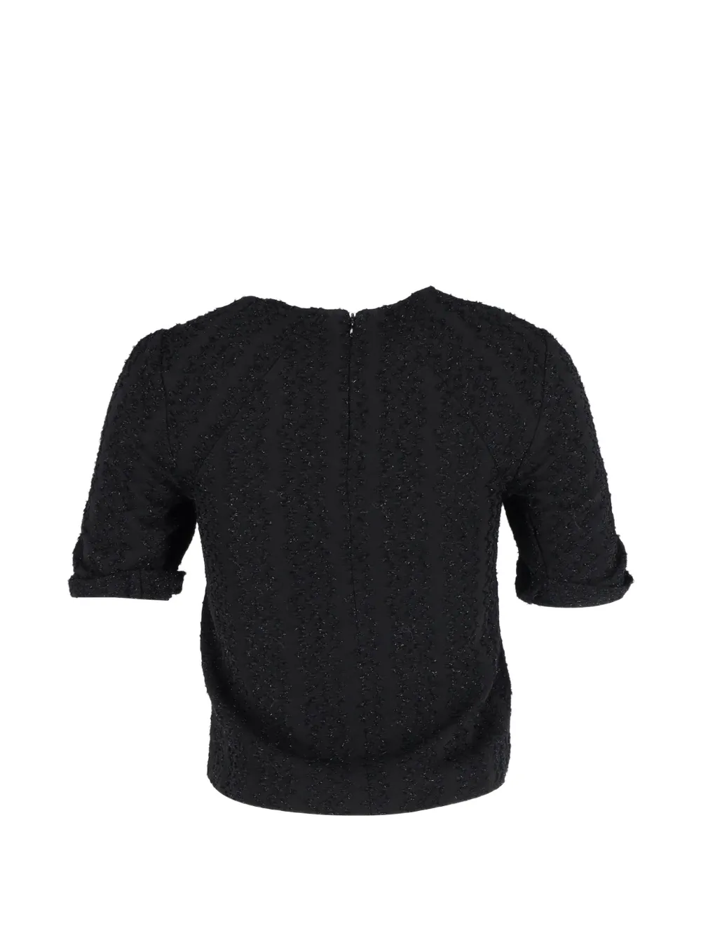 Textured Crop Top
