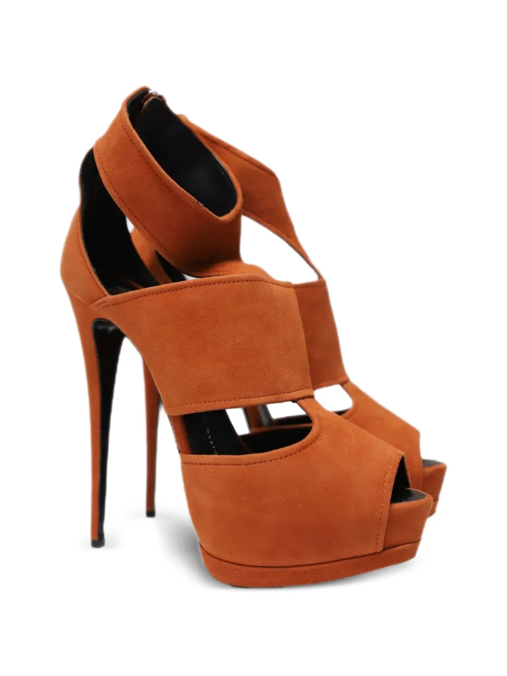 Giuseppe Zanotti Vintage Sharon platform pumps - Arancione