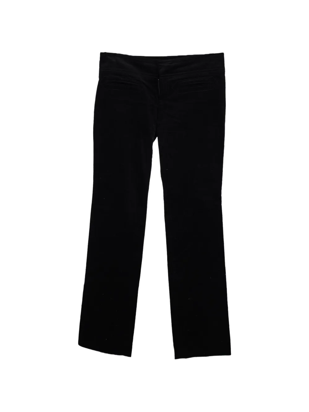 Gucci Pre-Owned velvet trousers - Nero