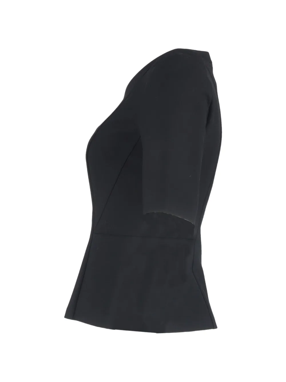 Peplum Short-Sleeve Top