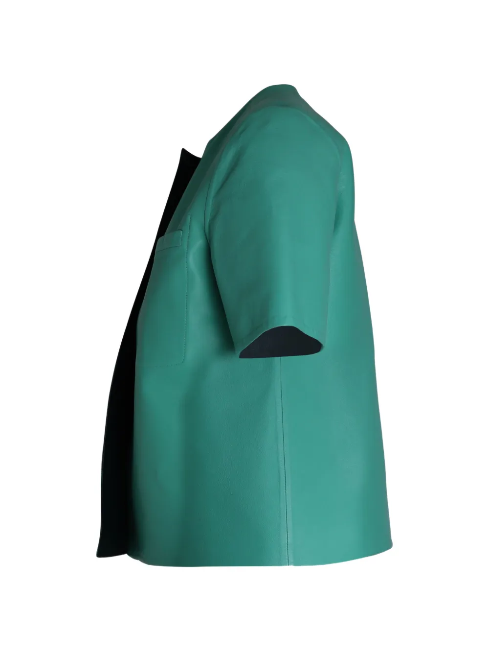 Marni Pre-owned Reversible Leather Jacket - Green 