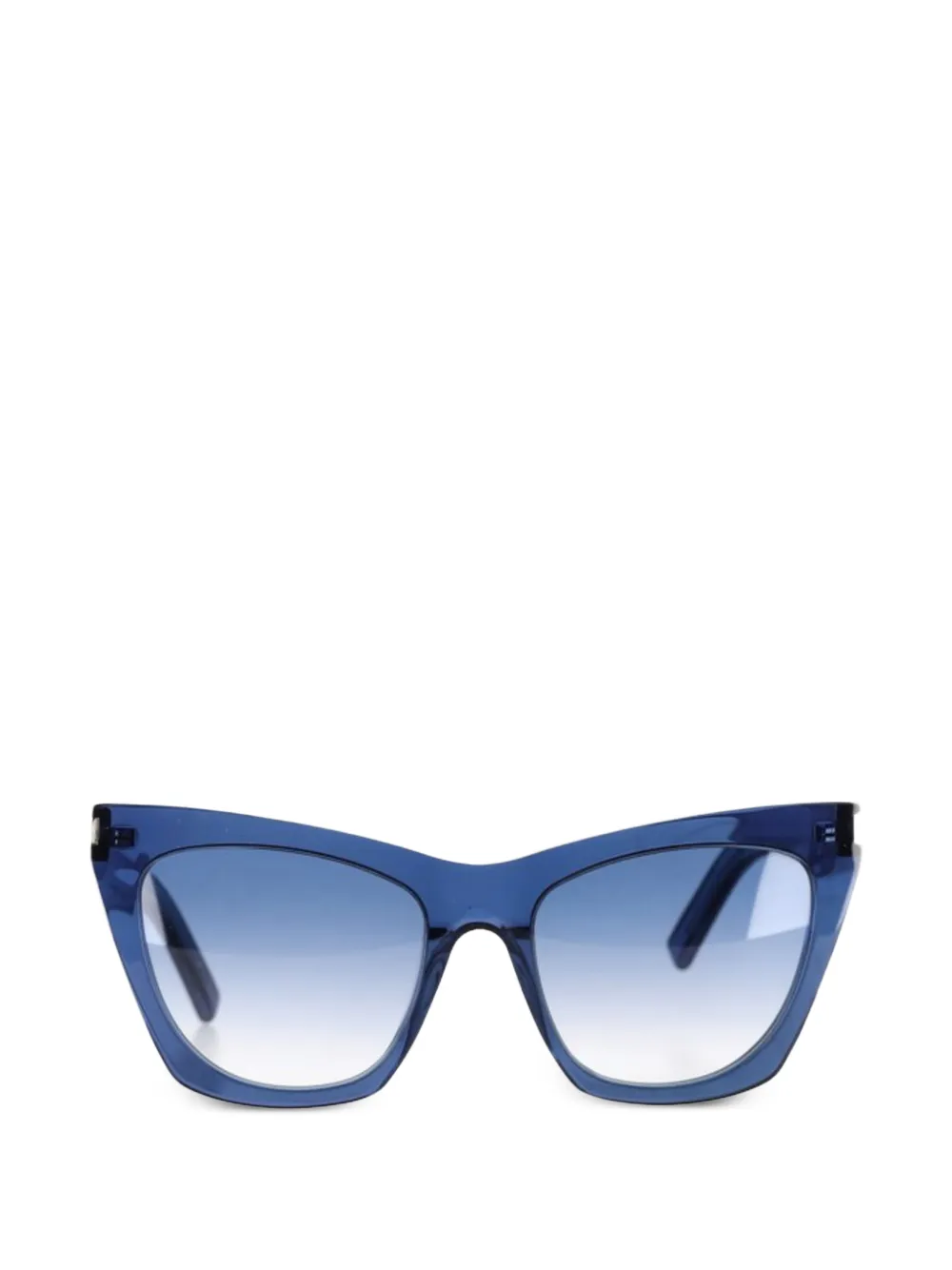 Saint Laurent Pre-Owned cat-eye sunglasses - Blu