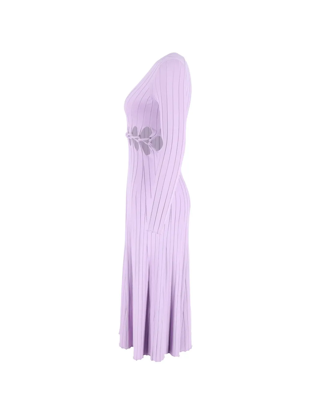 Pinnacle Ribbed-Knit Midi Dress