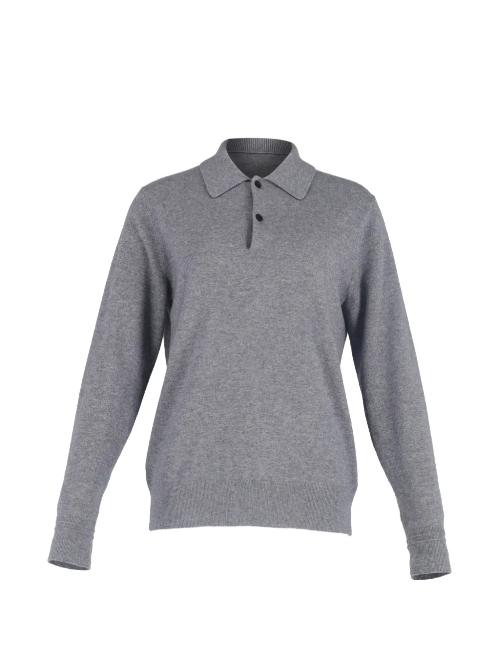 Mr P. long-sleeve polo shirt - Grigio