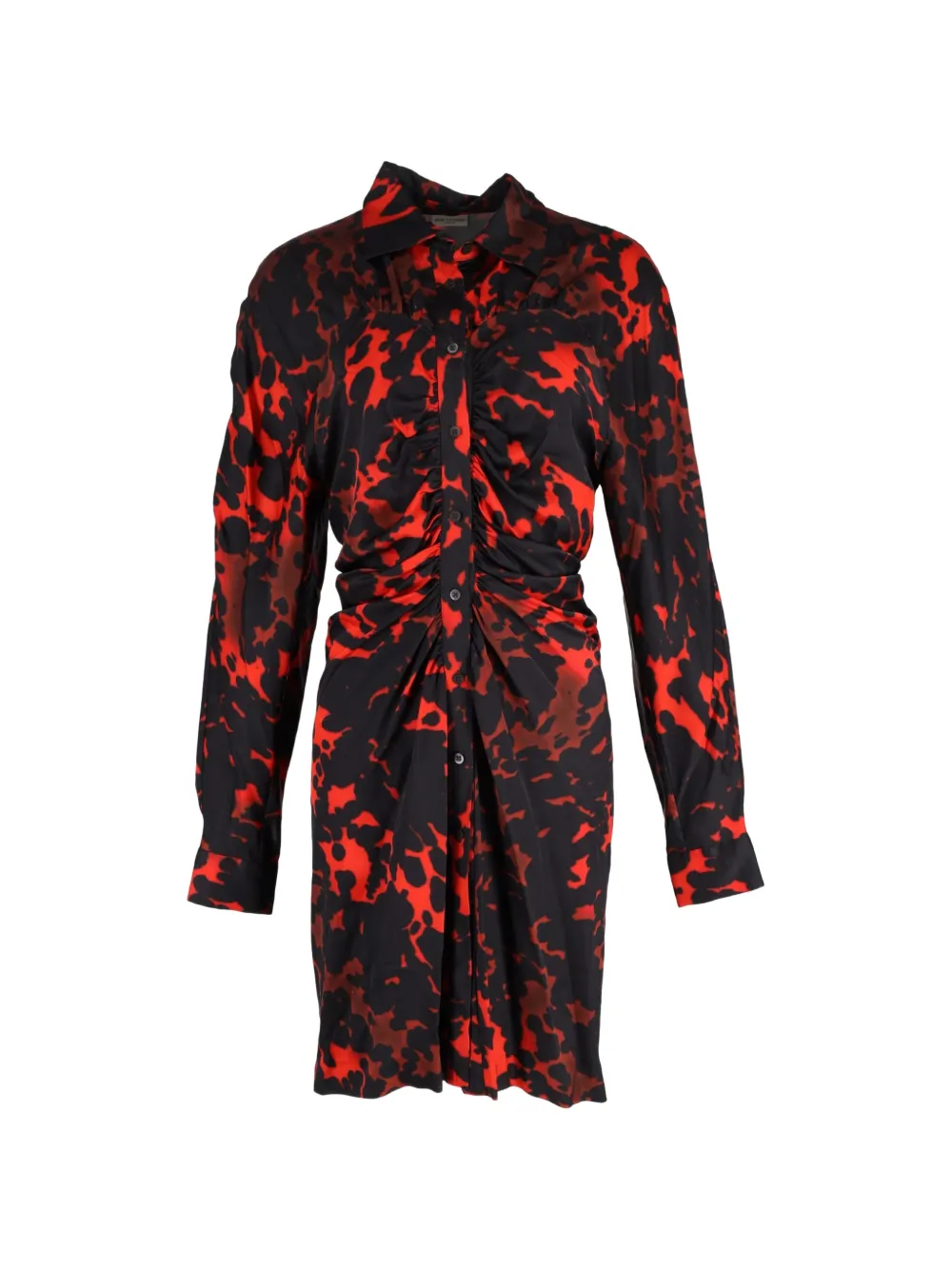 Dries Van Noten Pre-Owned printed dress - Schwarz