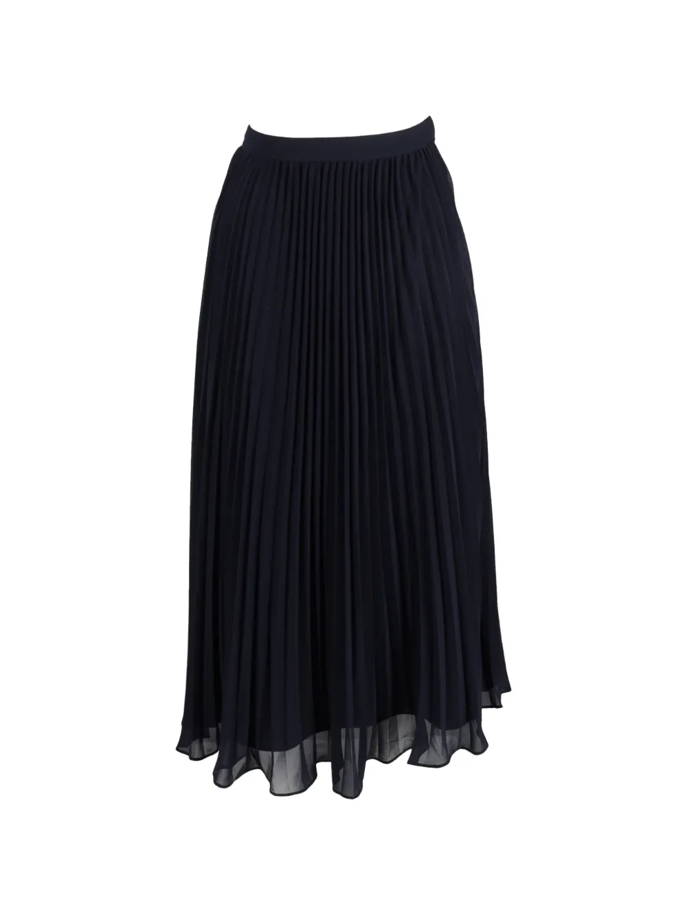 Self-Portrait chiffon pleated skirt - Blu