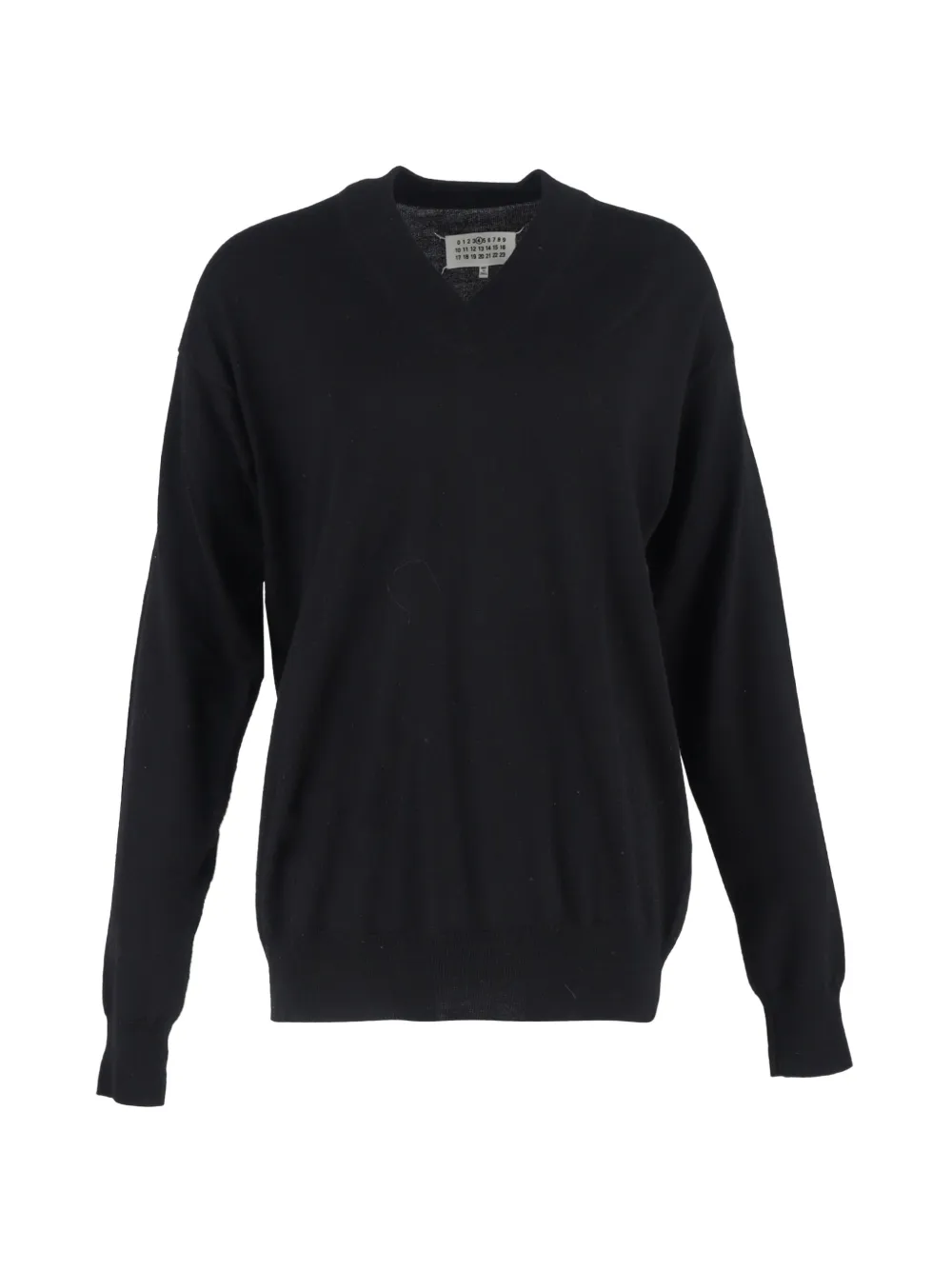 Maison Martin Margiela Pre-Owned V-neck wool sweater - Nero
