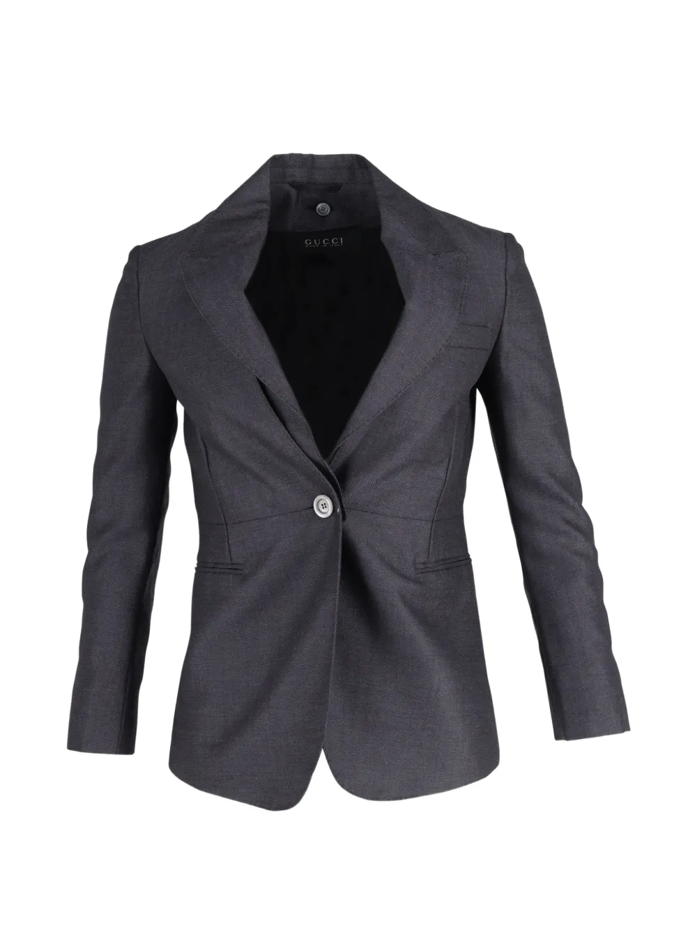 Gucci Pre-Owned single-breasted wool blazer - Grigio