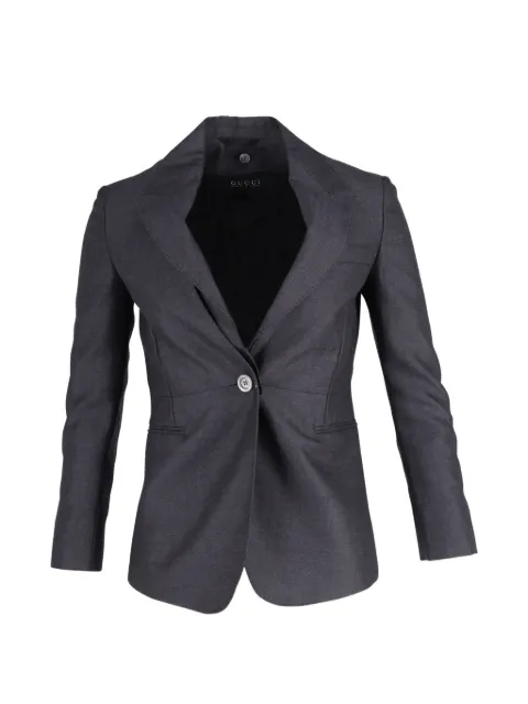 Gucci Pre-Owned single-breasted wool blazer