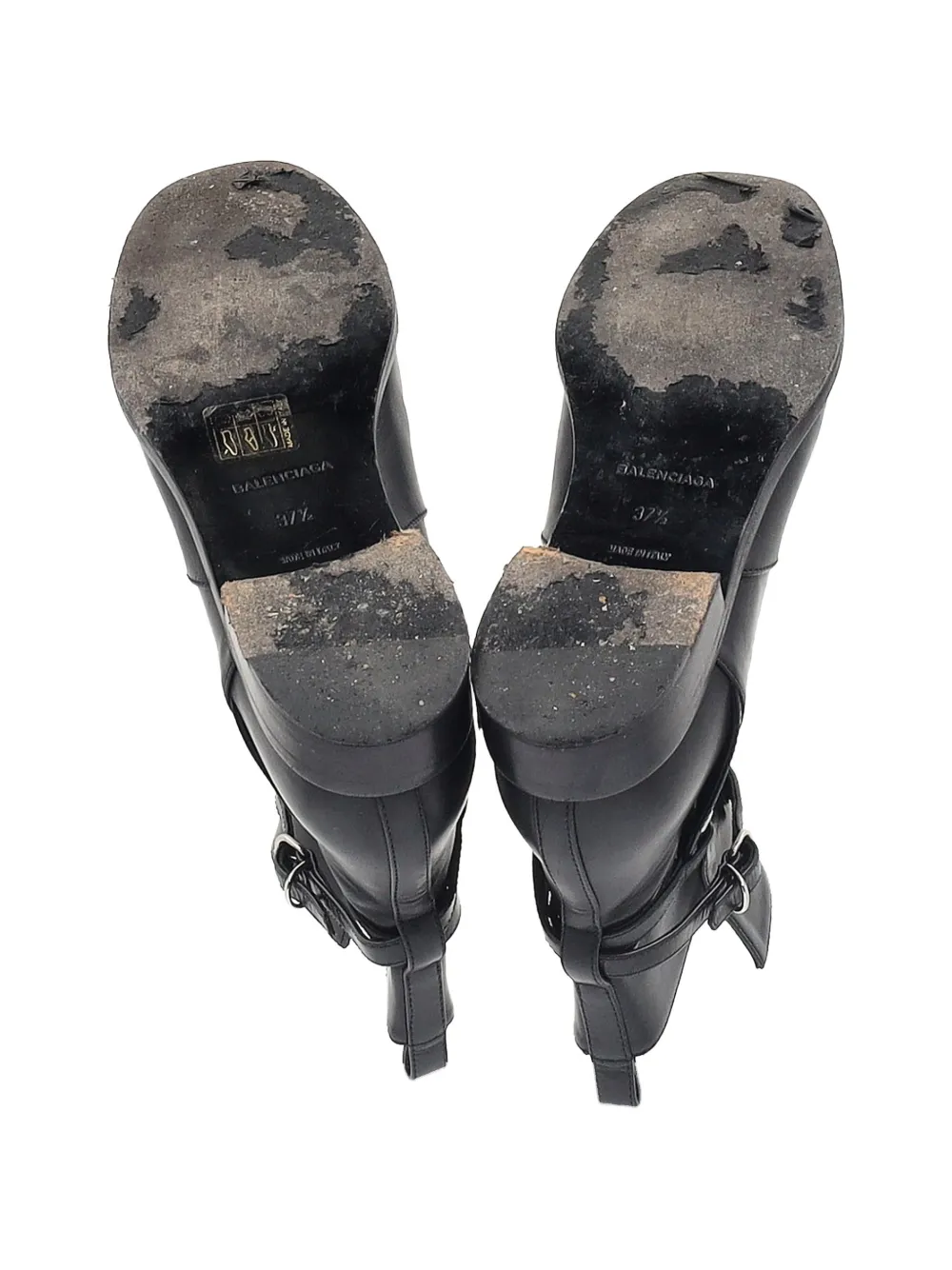 Papier Buckle-Strap Ankle Boots