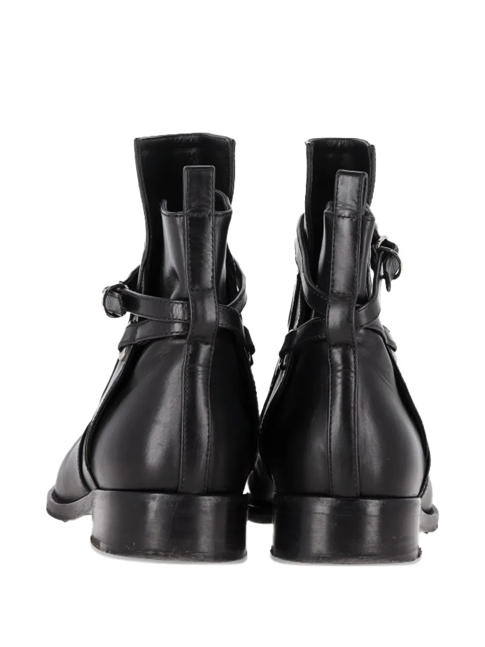Papier Buckle-Strap Ankle Boots