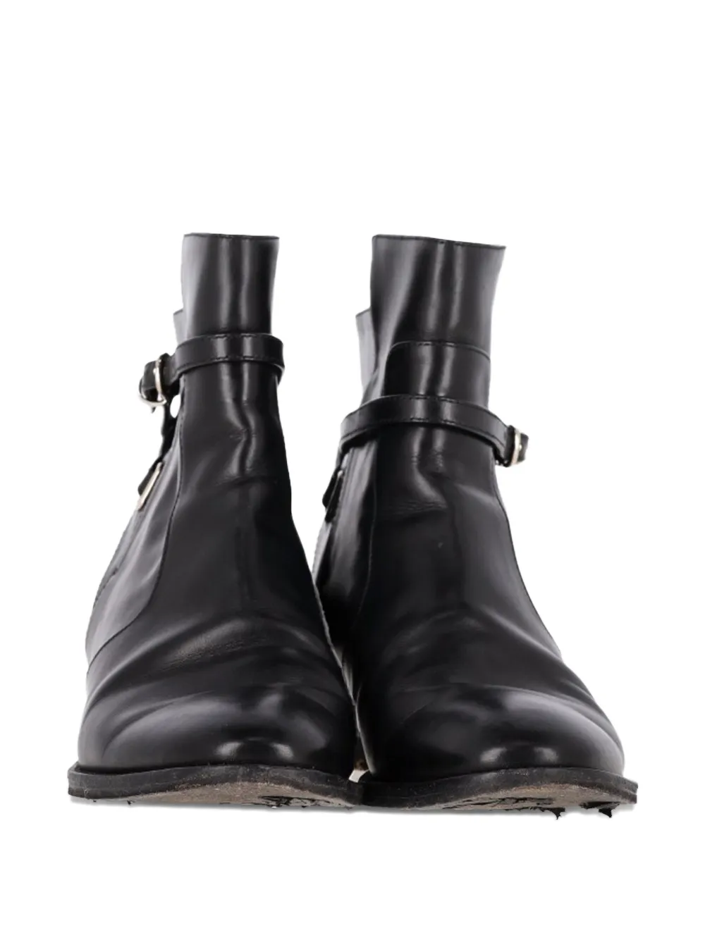 Papier Buckle-Strap Ankle Boots