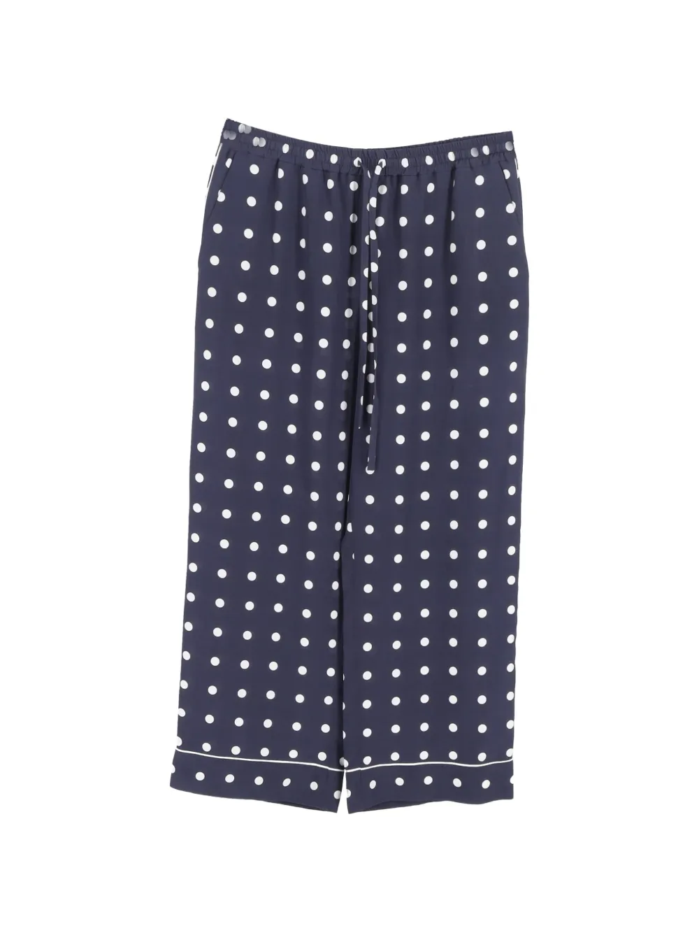 Valentino Garavani Pre-Owned polka-dot trousers - Blu