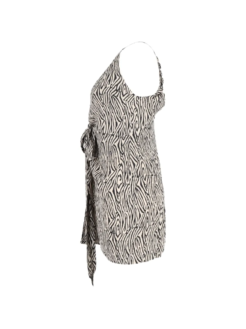 Wrap Crinkled Mini Dress