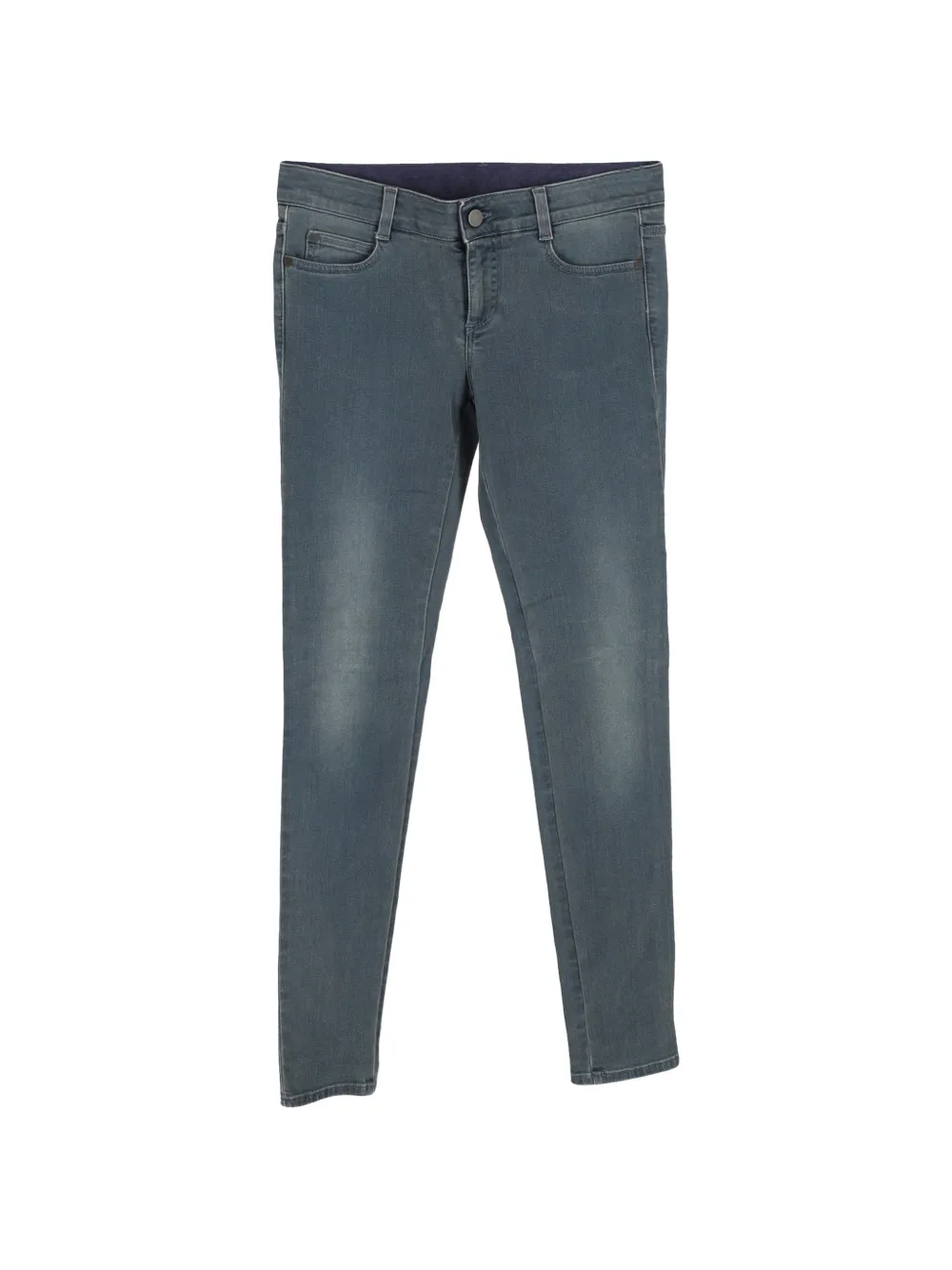 Stella McCartney Pre-Owned belt-loops skinny jeans - Blu