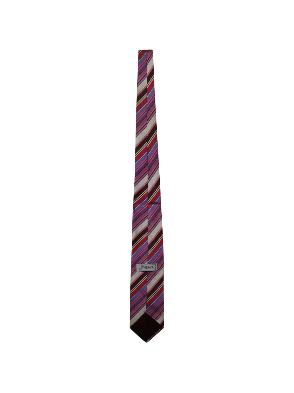  Versace Pre-owned Striped Silk Tie - Red 