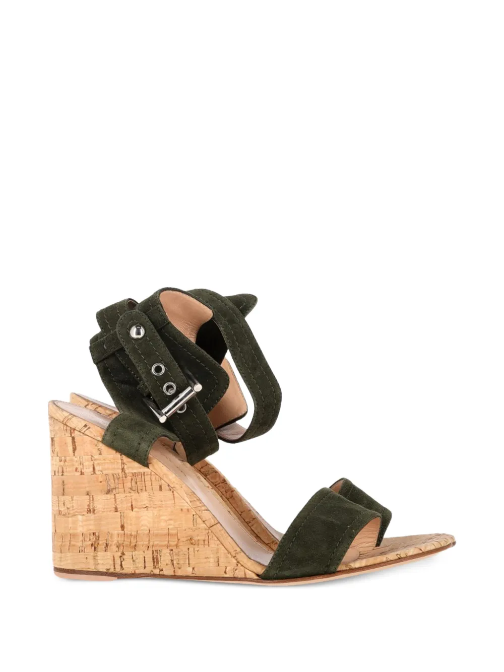 Gianvito Rossi Portofino wedge sandals - Verde