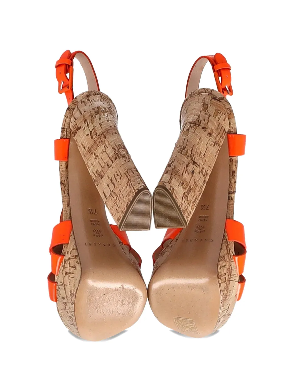Crisscross Block-Heel Sandals