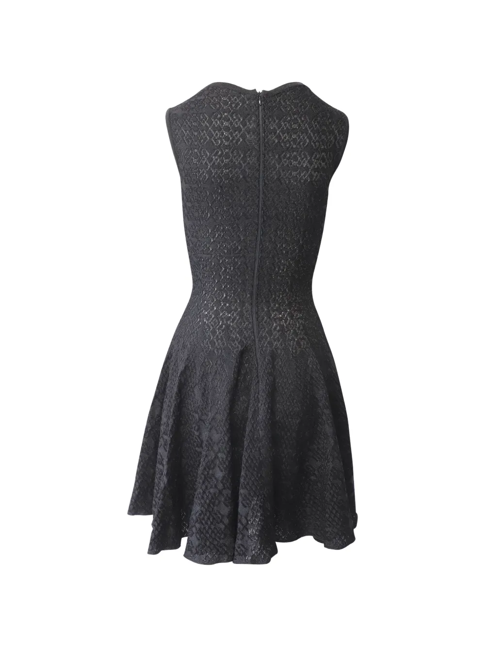 Textured Flared Dress