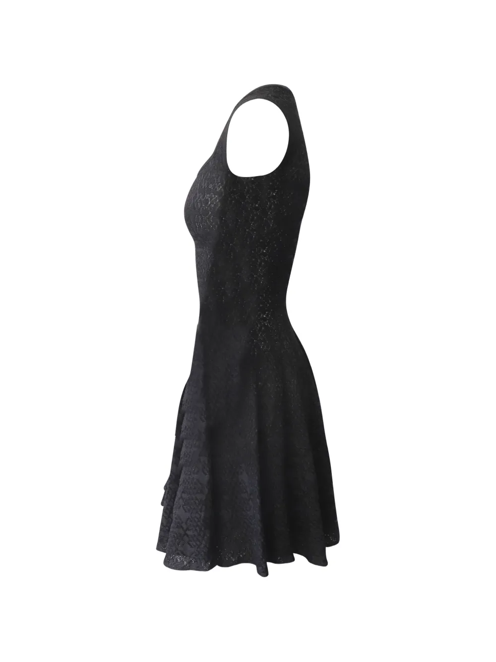 Textured Flared Dress