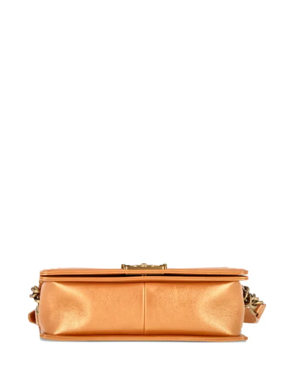 CHANEL Pre-Owned キルティング チェーン ボーイ フラップバッグ M