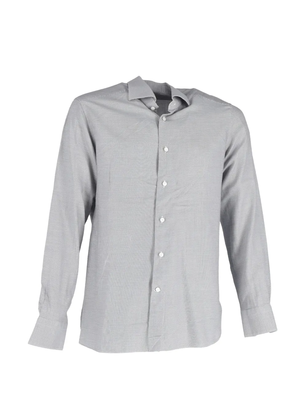 Ermenegildo Zegna Vintage striped buttoned long-sleeve shirt - Grau