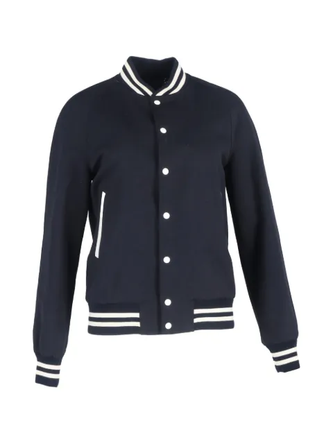 SANDRO striped varsity jacket