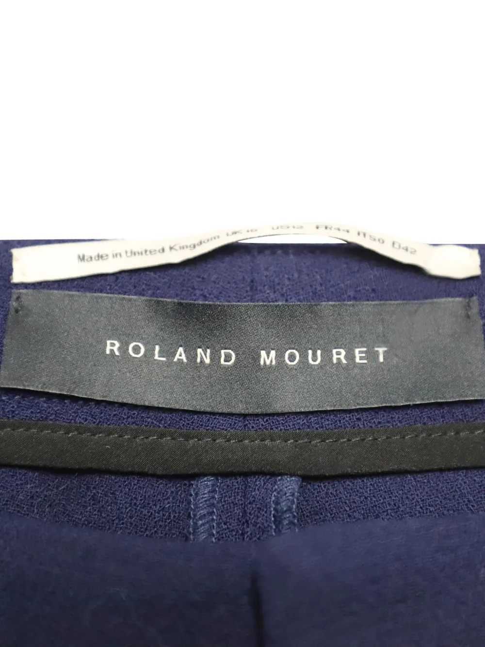  Rm By Roland Mouret Wool Pleated Trousers - Blue 