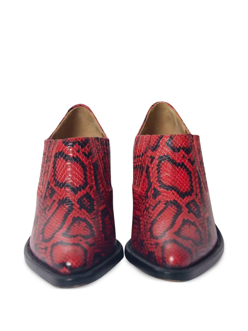 2018 Rylee Snakeskin-Effect Boots