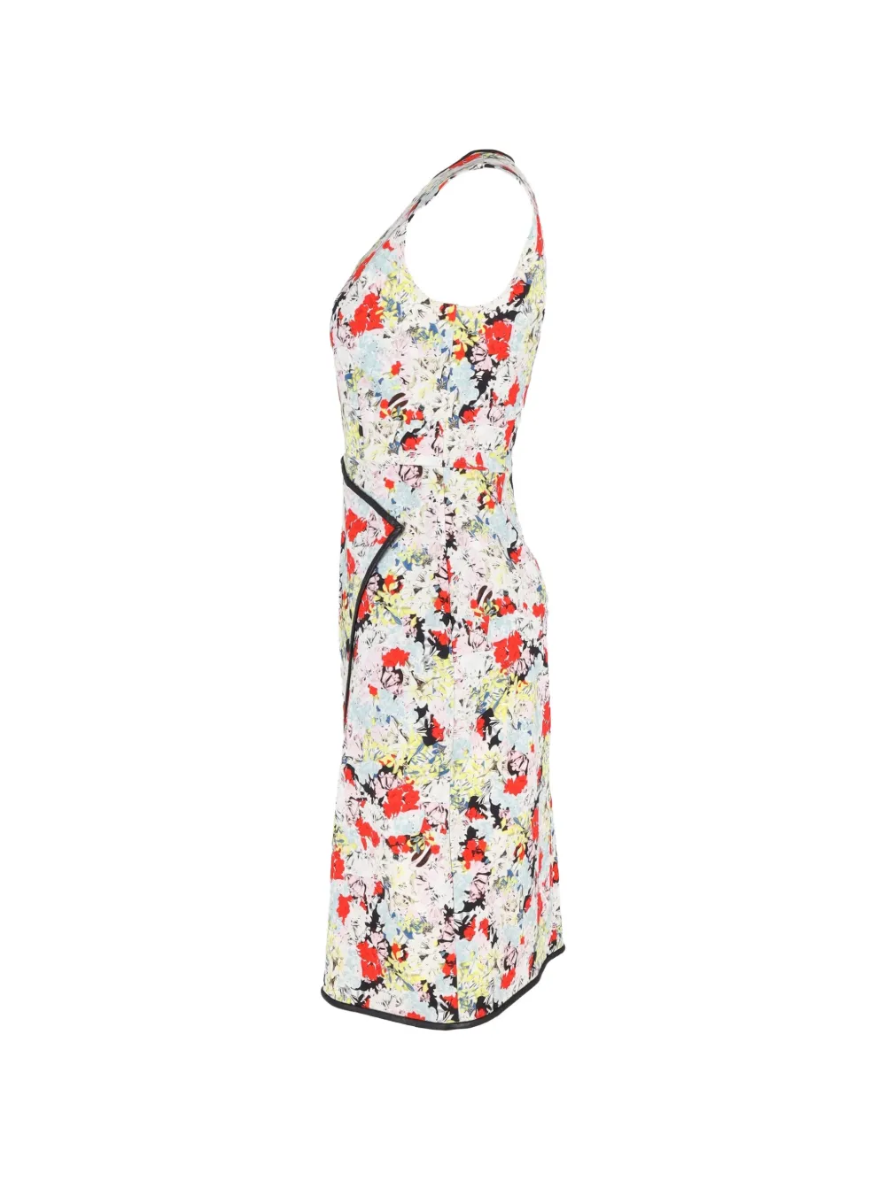  Erdem Josette Floral Print Wrap Dress - White 