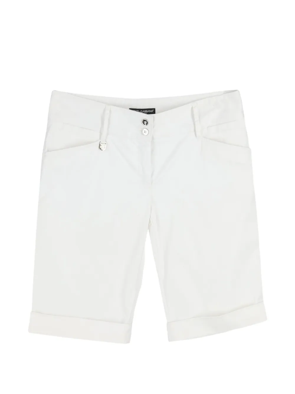 Dolce & Gabbana Pre-Owned bermuda multiple pockets shorts - Bianco