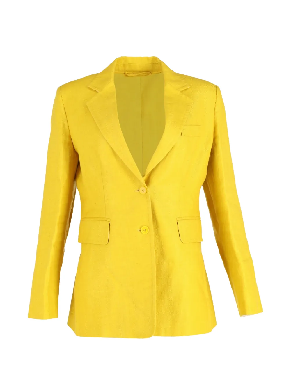 Max Mara Darsena single-breasted jacket - Giallo