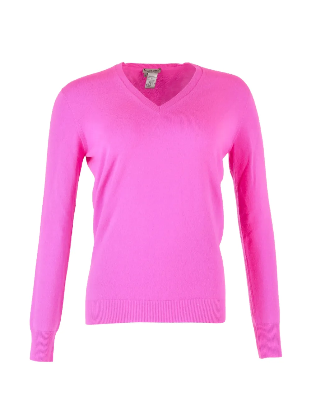 Bottega Veneta Pre-Owned knitted V-neck sweater - Rosa