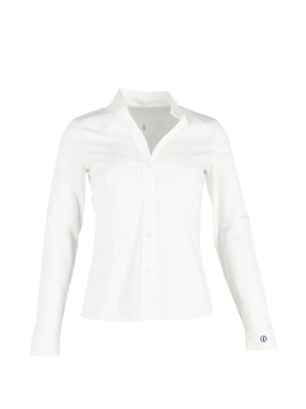 BOSS button-fastening cotton shirt - Bianco