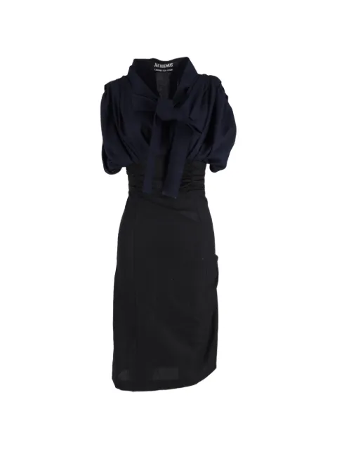 Jacquemus Pre-Owned ribbon-detail midi dress